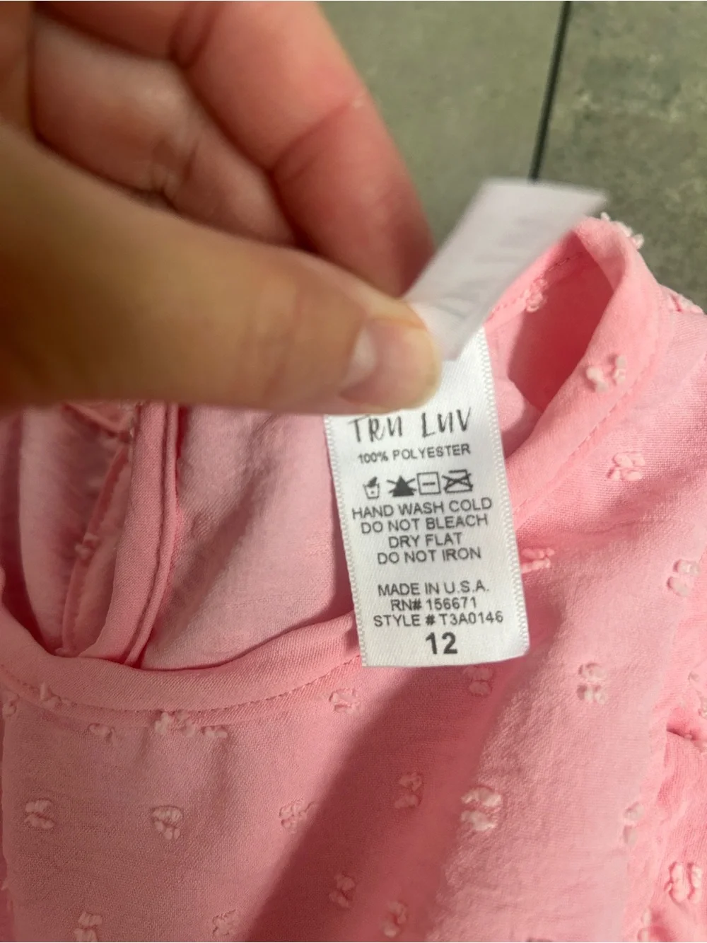 Tru Luv Los Angeles pink ruffle tiered mini dress 12